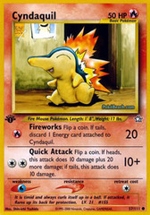 Cyndaquil - 57/111 - Common - 1st Edition