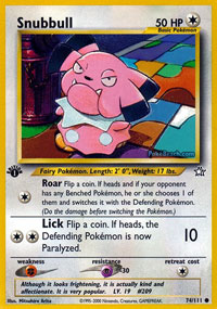 Snubbull - 74/111 - Common - 1st Edition