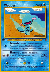 Wooper - 82/111 - Common - 1st Edition