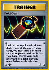 PokeGear - 88/111 - Rare - 1st Edition