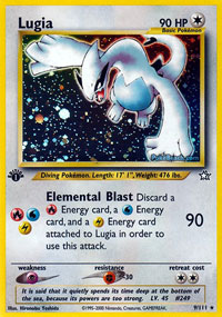 Lugia - 9/111 - Holo Rare - 1st Edition