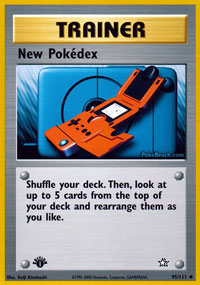 New Pokedex - 95/111 - Uncommon - 1st Edition