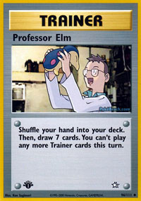 Professor Elm - 96/111 - Uncommon - 1st Edition