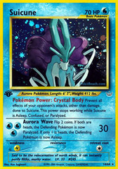 Suicune - 14/64 - Holo Rare - 1st Edition