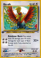 Ho-oh - 18/64 - Rare - 1st Edition