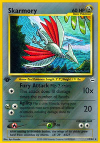 Skarmory - 23/64 - Rare - 1st Edition