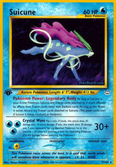 Suicune - 27/64 - Rare - 1st Edition