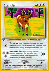 Stantler - 38/64 - Uncommon - 1st Edition