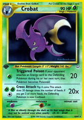 Crobat - 4/64 - Holo Rare - 1st Edition