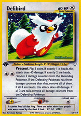 Delibird - 5/64 - Holo Rare - 1st Edition