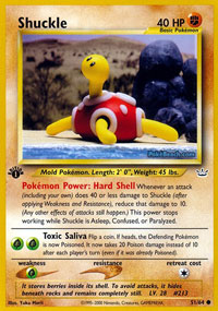 Shuckle - 51/64 - Common - 1st Edition