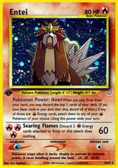 Entei - 6/64 - Holo Rare - 1st Edition