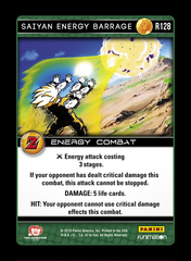 Saiyan Energy Barrage - R128 - Foil