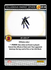 Villainous Energy Sphere - UR146 - Foil