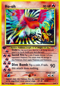 Ho-oh - 7/64 - Holo Rare - 1st Edition