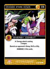 Orange Stare Down - S70 - Foil