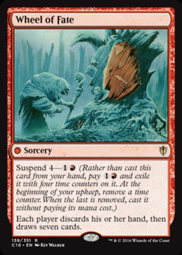 blue wheel cards mtg Magic The Gathering The List Single Card Rare of Fate C16-138 Commander 2016 Mint / near mint condition trading card Mint/Near-Mint, English - 1 x