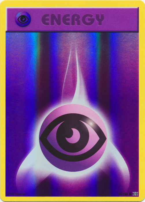 Psychic Energy - 95/108 - Common - Reverse Holo