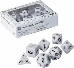 Ultra Pro - Dice: Roleplaying Dice Set White