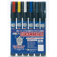 Gundam Seed - Basic Marker Set - 6Pc Set