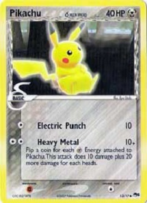 Pikachu δ - 13/17 - Common