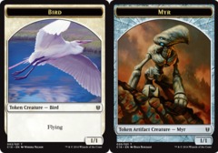 Bird (002) // Myr (020) Double-Sided Token