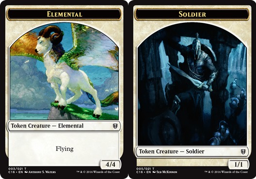 Elemental Token // Soldier Token