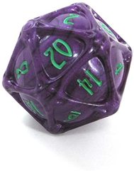 PolyHero - 1d20 Orb - Wizardstone with Mystic Runes