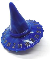 PolyHero - 1d20 Hat - Lapis Lazuli with Glittering Gold