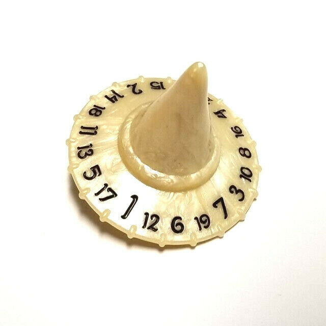 PolyHero - 1d20 Hat - Parchment with Black Ink