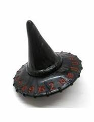 PolyHero - 1d20 Hat - Shadow with Demon`s Eye