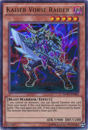 Kaiser Vorse Raider - MVP1-EN002 - Ultra Rare - Unlimited Edition