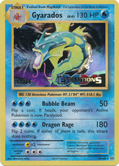 Gyarados - 34/108 - XY Evolutions Staff Prerelease Promo