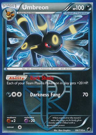Umbreon - 64/116 - Non-Holo Moltres Legendary Battle Deck Exclusive Umbreon - 64/116 - Non-Holo Moltres Legendary Battle Deck Exclusive
