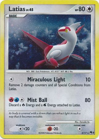 Latias - 3/17 - NON-Holo Rare