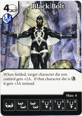 Black Bolt - (Foil) (Die & Card Combo)
