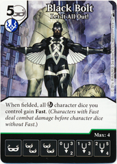 Black Bolt - Let It All Out! (Die & Card Combo)