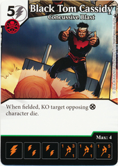 Black Tom Cassidy - Concussive Blast (Die & Card Combo)