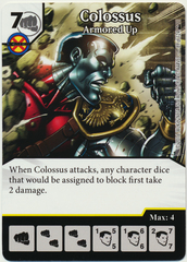 Colossus - Armored Up (Die & Card Combo)