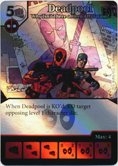 Deadpool - Why Isn't There a Hero Affiliation? (Foil) (Die & Card Combo)