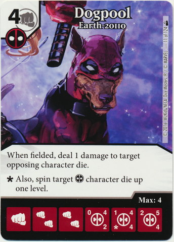 Dogpool - Earth-20110 (Foil) (Die & Card Combo)