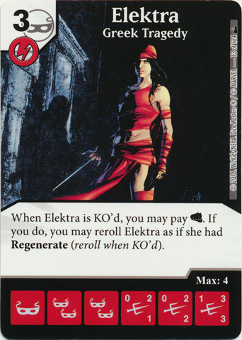 Elektra - Greek Tragedy (Foil) (Die & Card Combo)