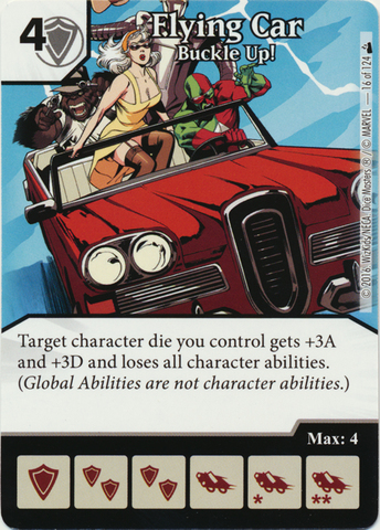 Flying Car - Buckle Up! (Die & Card Combo)