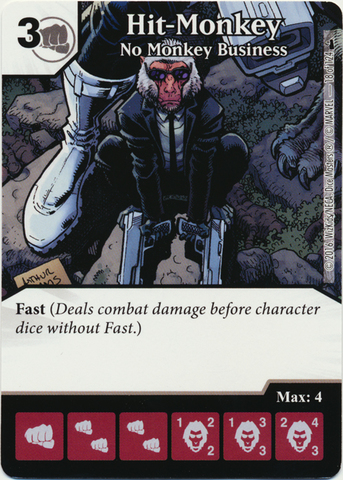 Hit-Monkey - No Monkey Business (Die & Card Combo)