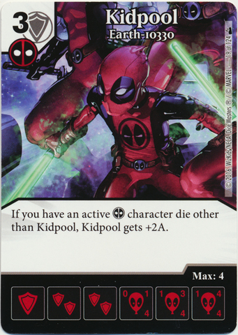 Kidpool - Earth-10330 (Die & Card Combo)