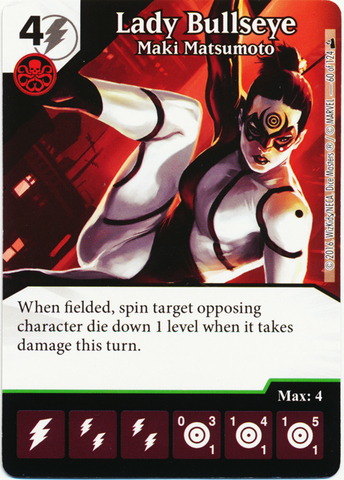 Lady Bullseye - Maki Matsumoto (Die & Card Combo)