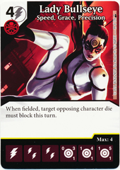 Lady Bullseye - Speed, Grace, Precision (Die & Card Combo)