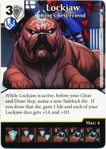 Lockjaw - King's Best Friend (Die & Card Combo)