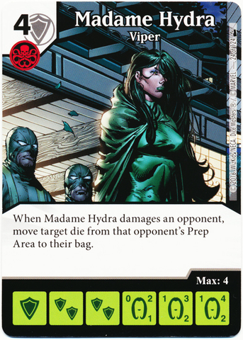 Madame Hydra - Viper (Die & Card Combo)