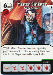 Mister Sinister - Gene Splicer (Die & Card Combo)